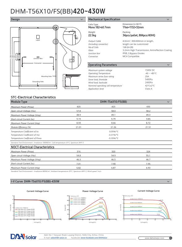 DAH - DHM-T56X10/FS(BB)-420W