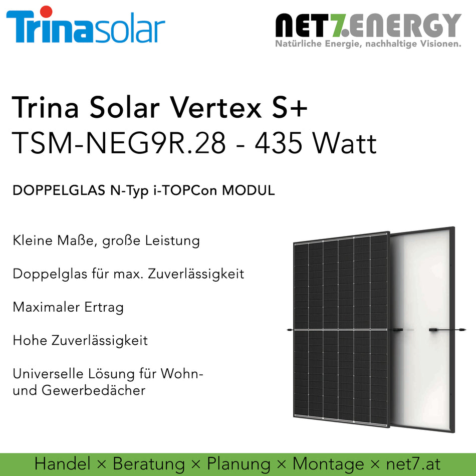 Trina Solar - Vertex S+ TSM-NEG9R.28 - 435 Watt